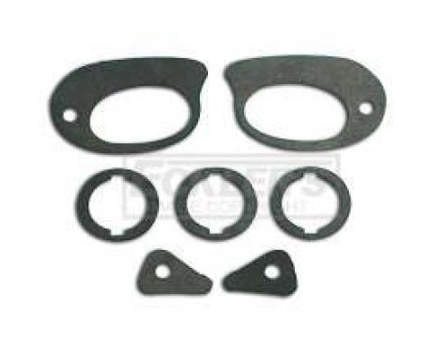 Chevy Door Handle, Door Lock & Trunk Lock Gaskets, 1955-1957