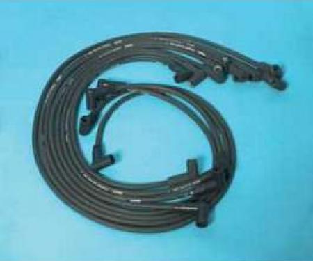 Chevy HEI Spark Plug Wires, Dark Gray, 1955-1957