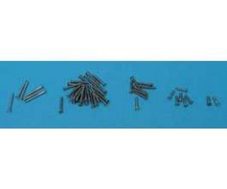 Chevy Interior Garnish Molding Trim Screw Set, 2-Door Hardtop, 1955-1957