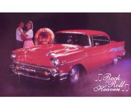 Chevy 1957 Rock & Roll Heaven Poster