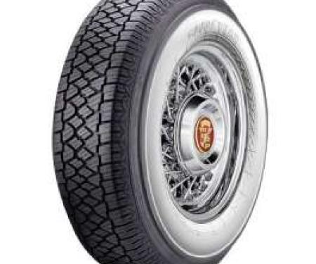 Chevy Radial Tire, 205/75-R15 With 2-3/4 Wide Whitewall, Goodyear, 1955-1956
