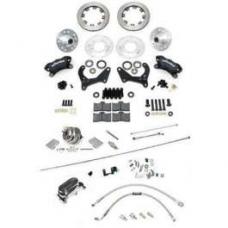 Chevy Disc Brake Kit, Wilwood, Power, Front, With Chrome Booster & Master Cylinder, Complete, 1956-1957