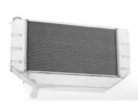 Chevy Cross-Flow Radiator, Polished Aluminum, LS1, LS2, LS3& LS6, Griffin, 1955-1957