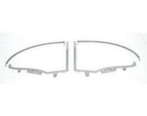 Chevy Quarter Window Frames, 2-Door Hardtop, 1955-1957