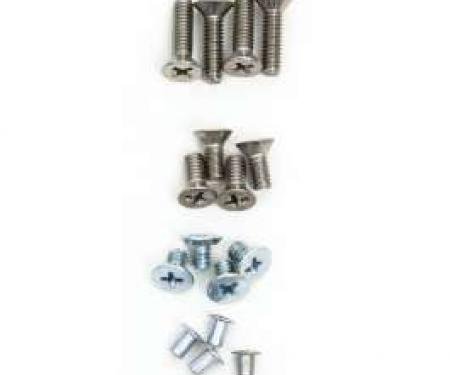 Chevy Window Frame Screw Set, 2-Door Hardtop & Convertible,1955-1957