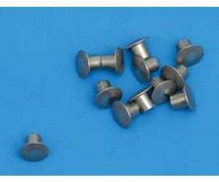Chevy Flipper Rivet Set, Stainless Steel, 2-Door Hardtop, 1955-1957