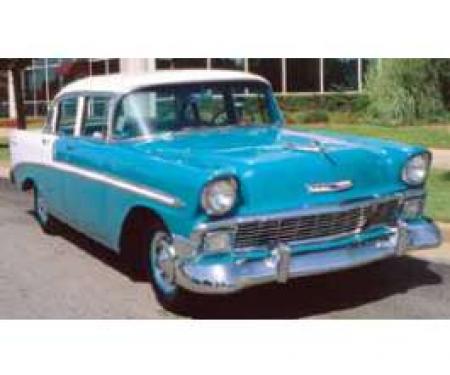 Chevy Windshield, Clear, Sedan Or Wagon, 1955-1956