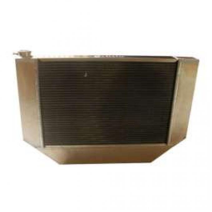 Chevy Cross-Flow Radiator, Aluminum, Griffin, 1955-1957