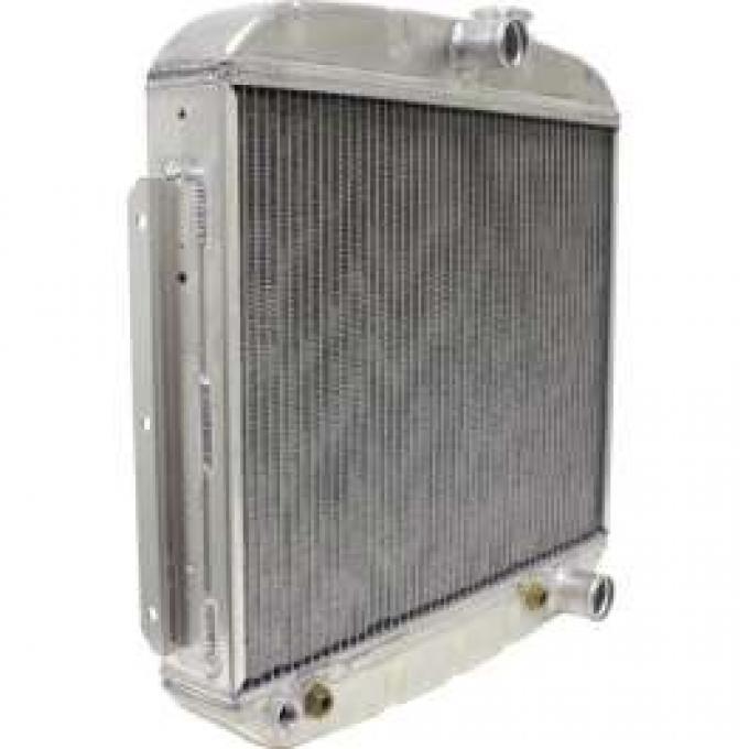 Chevy Aluminum Radiator, V8 Position, 1955-1957