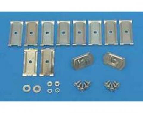 Chevy Rocker Molding Clip Set, 1957