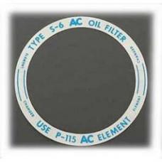 Chevy Oil Filter Canister Lid Decal, 1955 V8 & 1955-1957 6-Cylinder