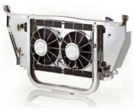 Chevy Radiator Kit, For Cars Without Air Conditioning, Be Cool, 1955