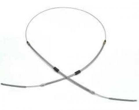 Chevy Rear Emergency Brake Cable, Replacement, 1955-1957