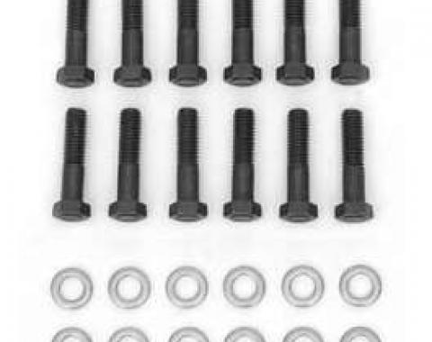 Chevy Exhaust Manifold Bolt Set, Small Block, 1955-1956