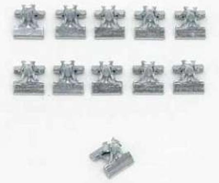Chevy Lower Grille Retaining Clip Set, 1957