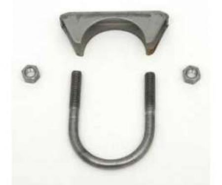 Chevy Muffler Clamp, 2, Stainless Steel, 1955-1957