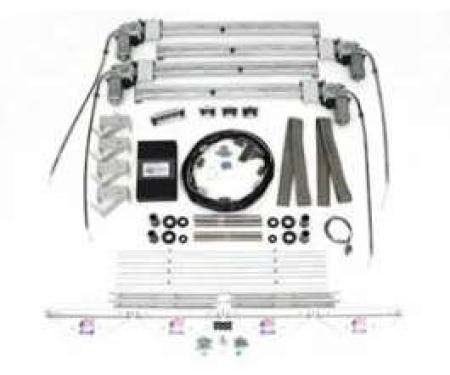 Chevy Power Window Kit, Complete, 4-Door Sedan Or Wagon, 1955-1957