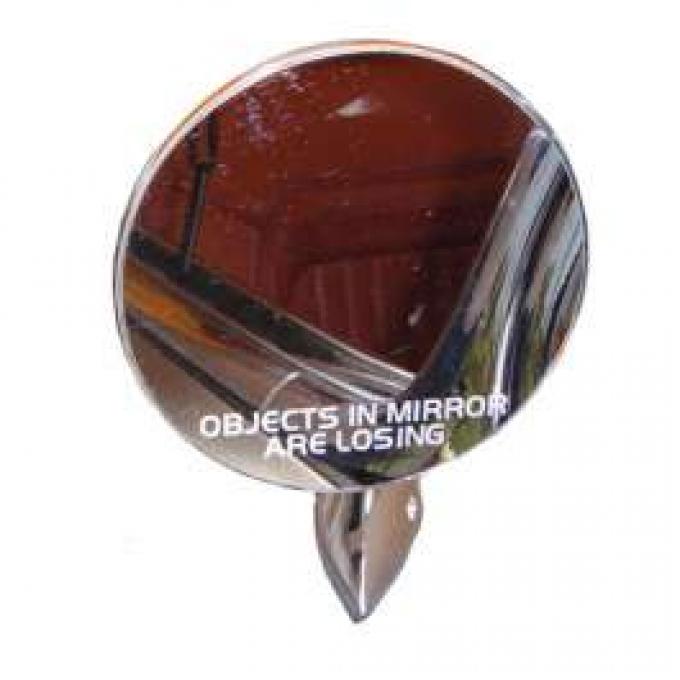 Mirror Decal, Rearview, Objects In Mirror Are Losing, 3