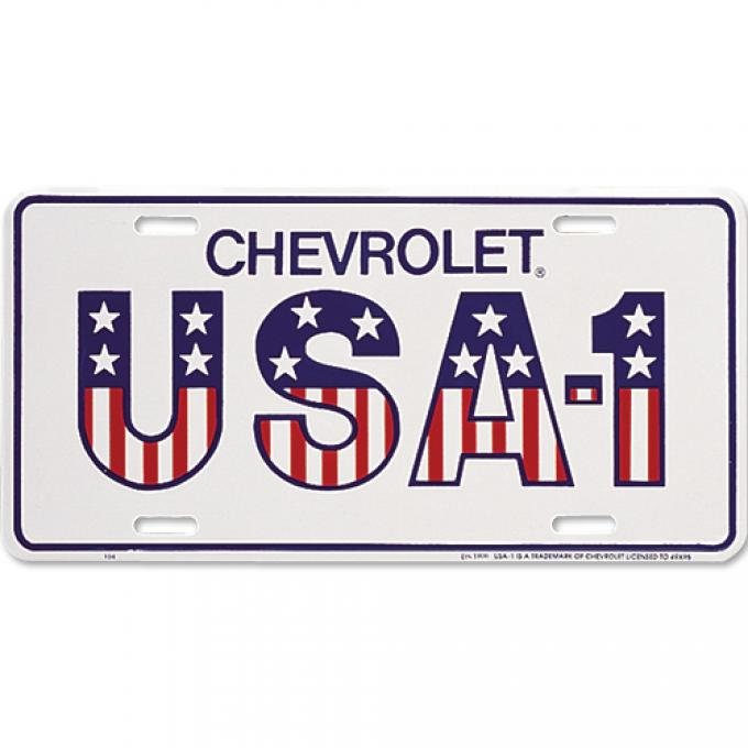 Chevrolet USA-1 License Plate