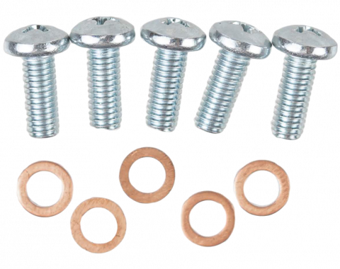 Key Parts '55-'59 Fuel Sending Unit Screws with Crush Washers (10pc) 0847-401