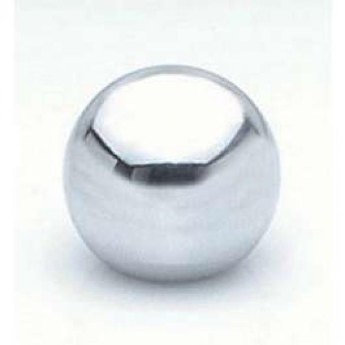 Chevy Shift Ball, Chrome, 3/8 Thread, 1949-1954