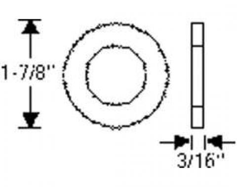 Chevy Seals, Rear Leaf Spring Seat, 1949-1954