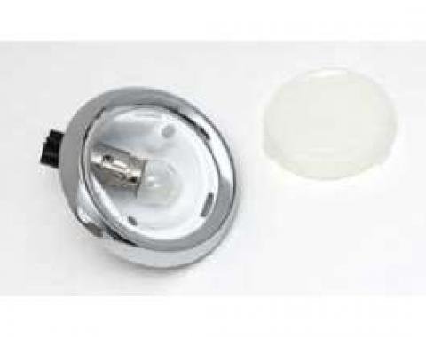 Chevy Dome Light Housing With Lens, 2-Door Hardtop, 1953-1954