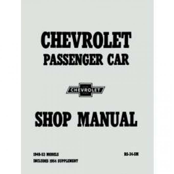 Chevy Shop Manual, Passenger Car, 1949-1954