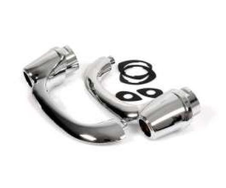 Chevy Outside Door Handles, 2-Door Hardtop & Convertible, Without Pushbuttons, 1953-1954