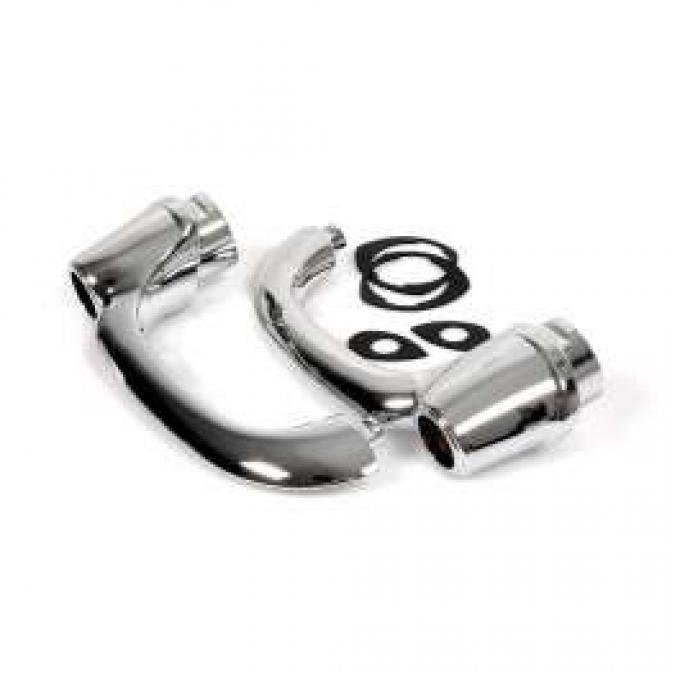 Chevy Outside Door Handles, 2-Door Hardtop & Convertible, Without Pushbuttons, 1953-1954