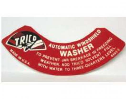 Chevy Decal, Windshield Washer Lid, 1951-1954