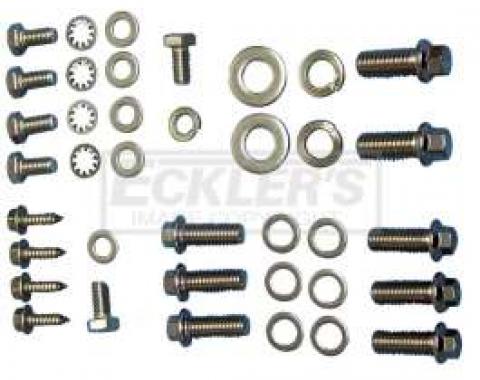 Early Chevy Turbo 350 Transmission Mounting Bolt Set, Socket And Six Point, 1949-1954