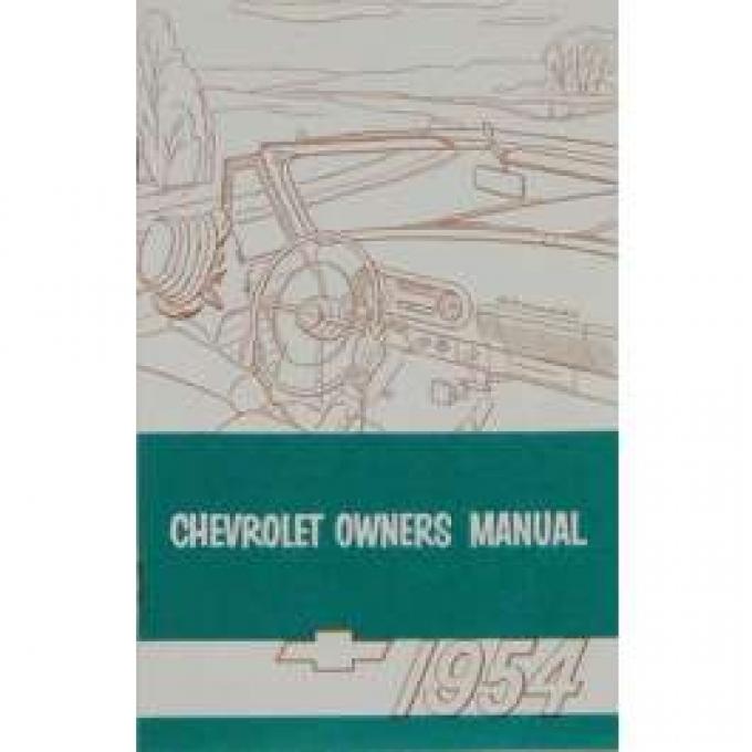 Chevy Owner's Manual, Passenger Car, 1954