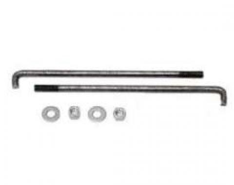 Chevy Battery Hold Down Bolts, Stainless Steel, 1949-1954