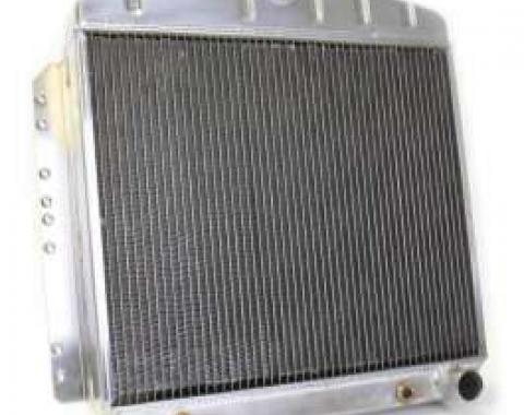 Chevy Aluminum Radiator, Automatic Transmission, Top Center Outlet, Griffin Pro Series, 1949-1954