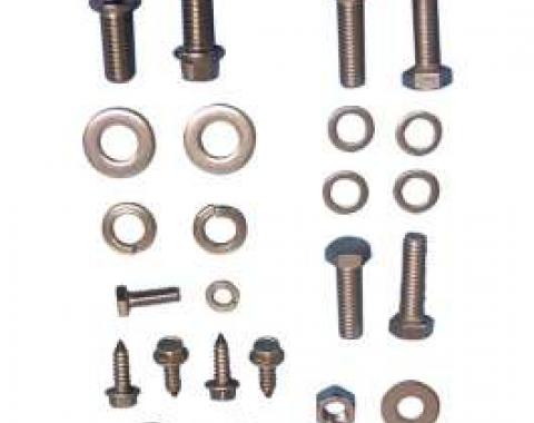 Early Chevy Powerglide And Hydromatic Transmission Cast Aluminum Pan Bolt Set, Socket Head, 1949-1954