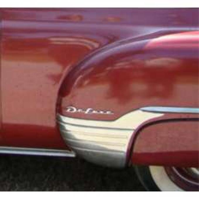 Chevy Deluxe Quarter Panel Emblems, 1952