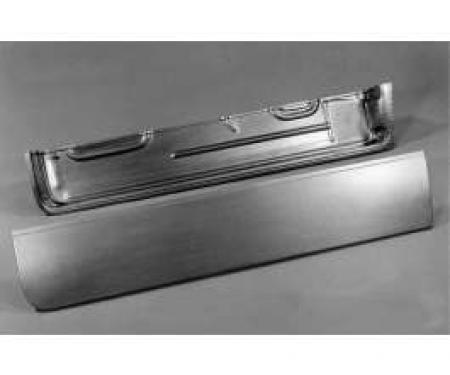 Chevy Door Bottom And Skin, Inner & Outer, 2-Door, Right, 1953-1954