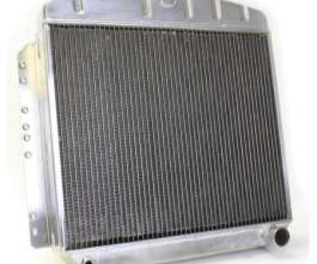 Chevy Aluminum Radiator, Manual Transmission, Top Center Outlet, Griffin Pro Series, 1949-1954