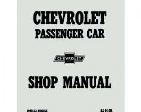 Chevy Shop Manual, Passenger Car, 1949-1954