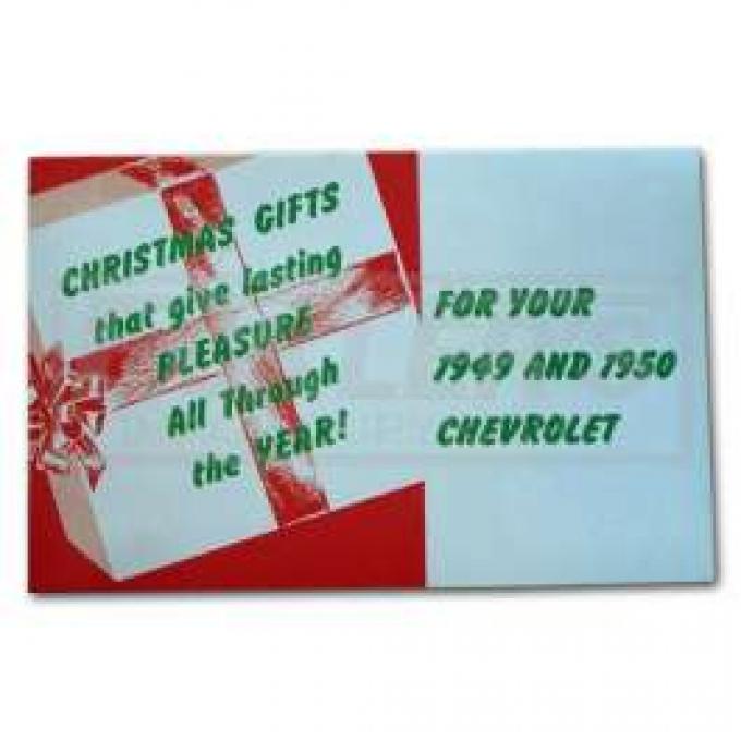 Early Chevy Accessory Brochure, Christmas, 1949-1950