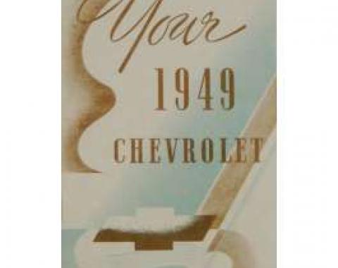 Chevy Owner's Manual, Passenger Car, 1949