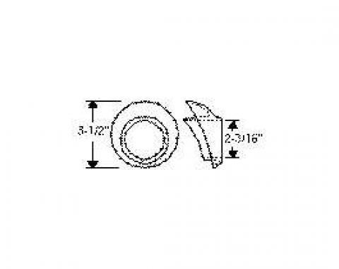 Chevy Grommet, Gas Filler Neck, Station Wagon And Sedan Delivery, 1949-1954