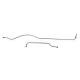 Chevy Brake Line, Rear Housing, Stainless Steel,1951-1952