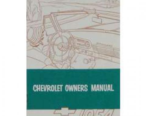 Chevy Owner's Manual, Passenger Car, 1954