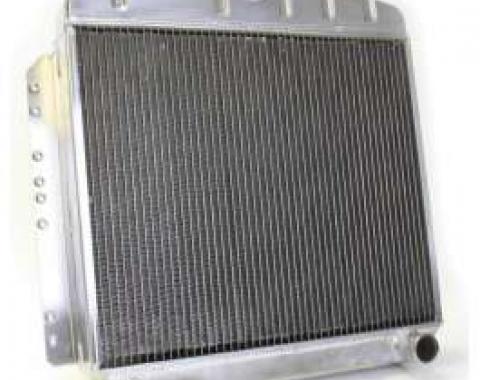 Chevy Aluminum Radiator, Manual Transmission, Top Center Outlet, Griffin Pro Series, 1949-1954