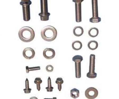 Early Chevy Powerglide And Hydromatic Transmission Stock Pan Bolt Set, Socket Head, 1949-1954