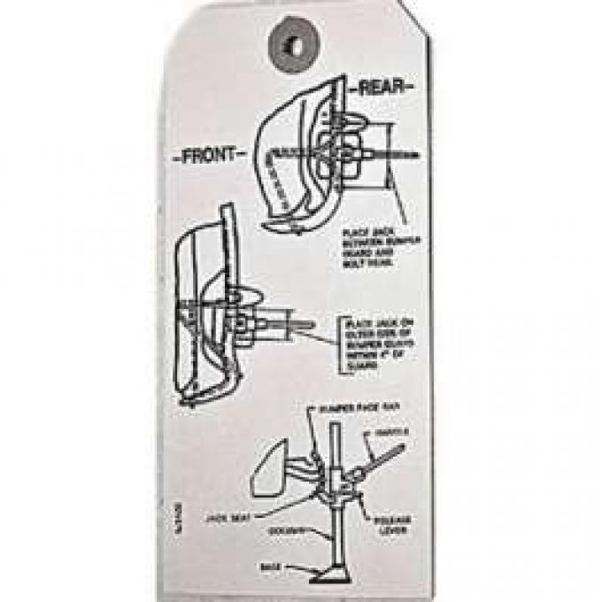 Chevy Jacking Instructions, 1954