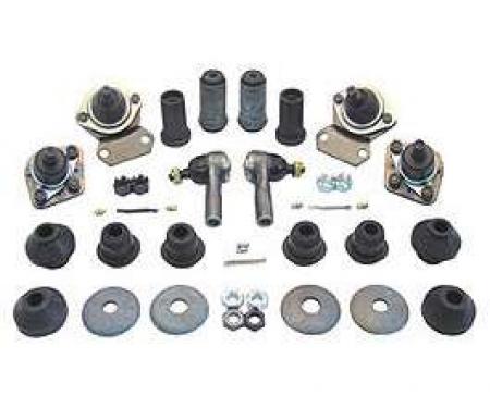 Chevy Front Suspension Rebuild Kit, With Polyurethane Bushings, Mustang II, 1949-1954