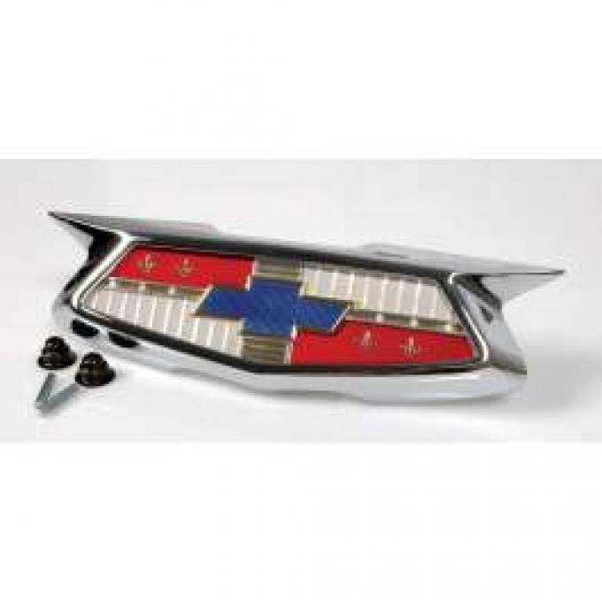 Chevy Trunk Emblem Assembly, 1954